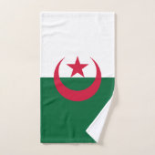 Drapeau algérien patriotique (Serviette à main)
