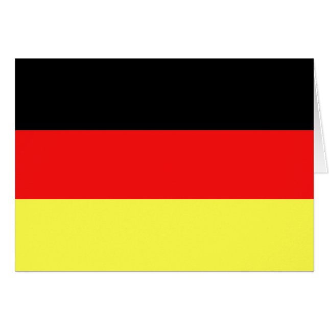 Drapeau allemand (Devant horizontal)
