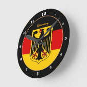 Drapeau allemand, Aigle & Allemagne mode / horloge (Angle)