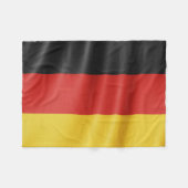 Drapeau allemand couverture polaire (Devant (Horizontal))