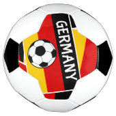 Drapeau Allemand Football Soccer Ball Collage (Tourné)