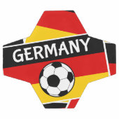 Drapeau Allemand Football Soccer Ball Collage (Plat)