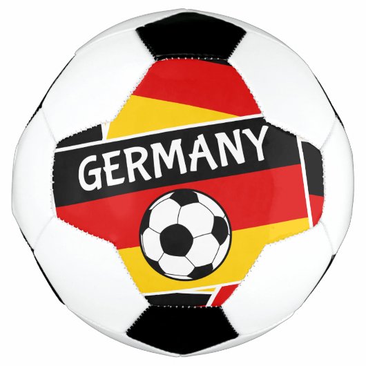 Drapeau Allemand Football Soccer Ball Collage (Devant)