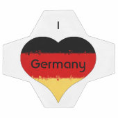 Drapeau allemand I Heart Allemagne (Plat)