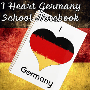 Drapeau allemand I Heart Allemagne