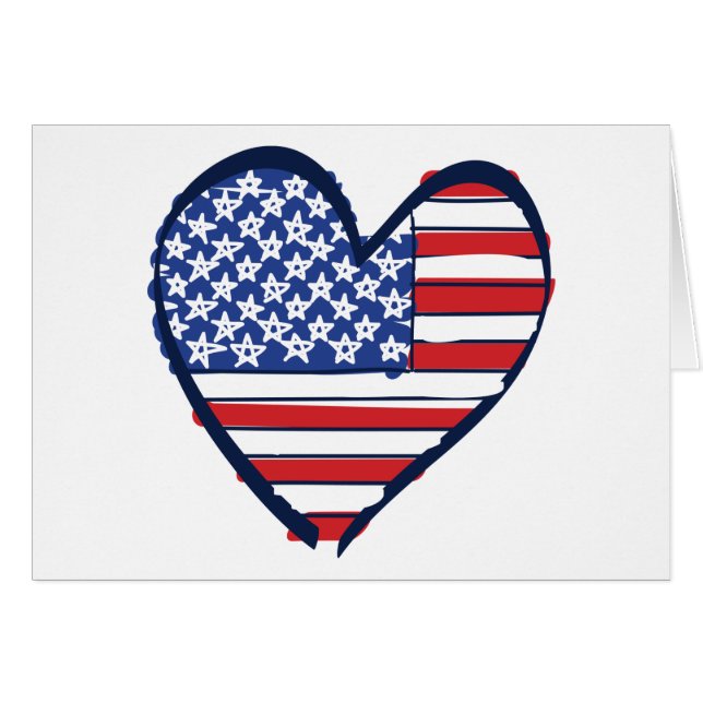 Drapeau américain (Devant horizontal)