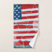 Drapeau américain (Serviette à main)