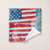 Drapeau américain (Gant de toilette)