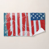 Drapeau américain (Serviette à main)