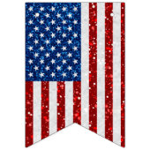 Drapeau américain 4 juillet Parties scintillant (Premier drapeau)