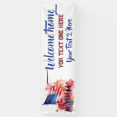 drapeau américain accueil militaire bannières (Vertical)