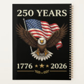 Drapeau américain aigle 250 ans 1776 2026 (Dos)