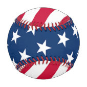 Drapeau Américain Balle de Baseball (Devant)