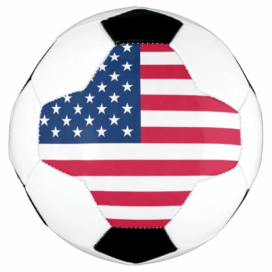 Drapeau américain balle de football USA (Devant)