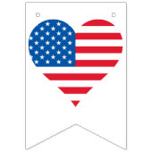 Drapeau américain Bannière de soudure de la fête d (Troisième drapeau)