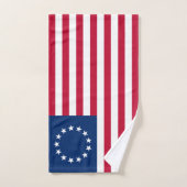 Drapeau américain Betsy Ross (Serviette à main)