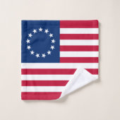 Drapeau américain Betsy Ross (Gant de toilette)