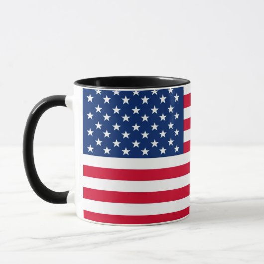 Drapeau américain café Mug (Gauche)