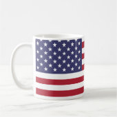 Drapeau Américain Café Mug, Mug Pour Café (Gauche)