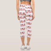 Drapeau américain Capri Leggings (Verso)
