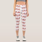 Drapeau américain Capri Leggings (Recto)