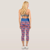 Drapeau américain Capri Leggings (Verso)