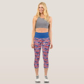 Drapeau américain Capri Leggings (Recto)