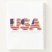Drapeau américain Carnet USA (Dos)