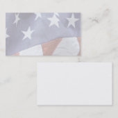 Drapeau américain carte de visite (Devant / Derrière)