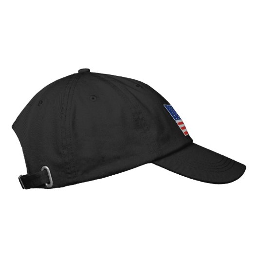Drapeau américain Casquette brodé (Droite)