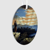 Drapeau américain céleste dans le ciel, Zouave Gue (devant)