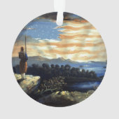 Drapeau américain céleste dans le ciel, Zouave Gue (dos)
