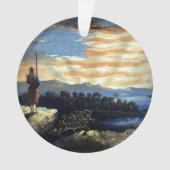 Drapeau américain céleste dans le ciel, Zouave Gue (devant)
