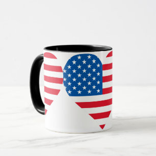 Drapeau américain Combo Café Mug