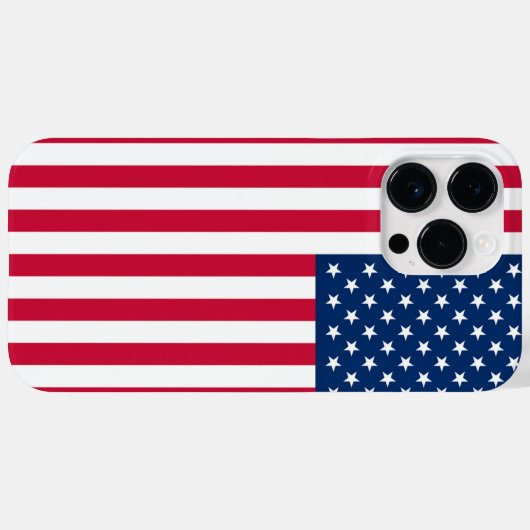 Drapeau américain coque iphone USA (Verso (horizontal))