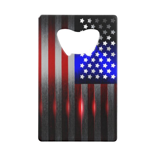 Drapeau américain coupé par laser 1 de tranchant (Devant)