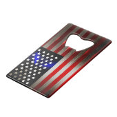 Drapeau américain coupé par laser 2 de tranchant (Devant Angle)