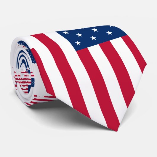 Drapeau américain - Cravate (Roulé)