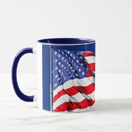 Drapeau américain de café Mug (Gauche)