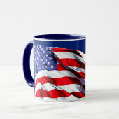 Drapeau américain de café Mug (Devant gauche)