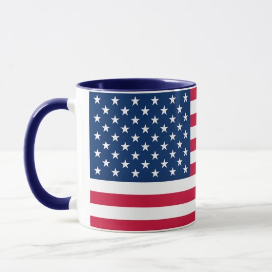 Drapeau américain de café Mug (Gauche)