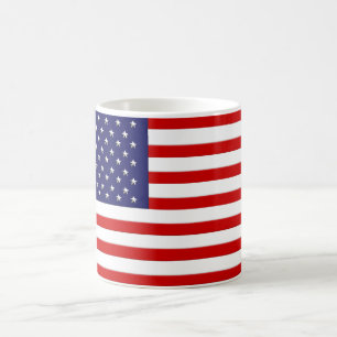 Drapeau américain de café Mug