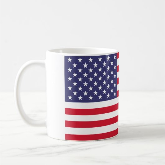 Drapeau américain de café Mug (Gauche)