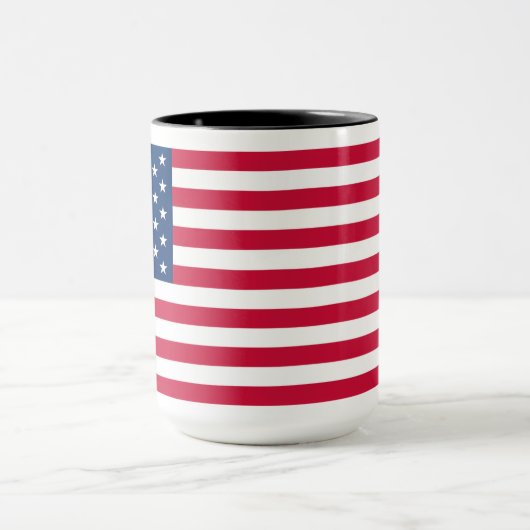 Drapeau américain de café Mug (Centre)
