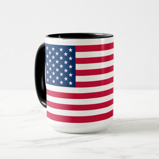 Drapeau américain de café Mug (Devant gauche)