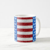 Drapeau américain de café Mug (Devant droit)