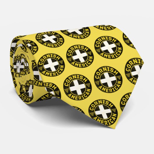 Drapeau américain de Cornouailles Cravate (Roulé)