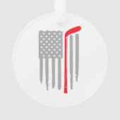 Drapeau américain de hockey (dos)