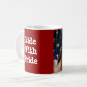 Drapeau américain de tasse de cheval (Devant gauche)