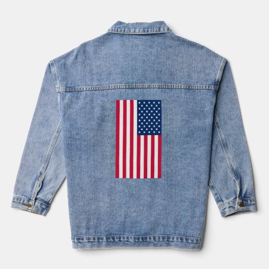 Drapeau américain Denim Veste (Verso)